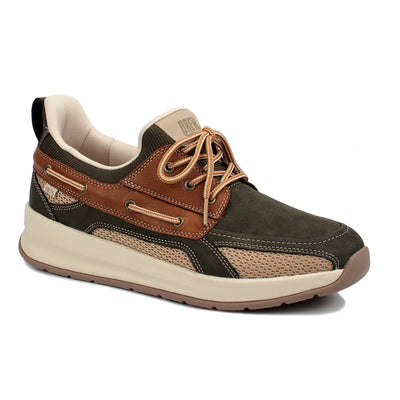 Channing in Olive Combo - side view