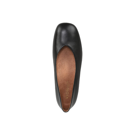 Petra in Black Leather - top view