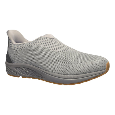 One Velocity Slip On in Grey - side view