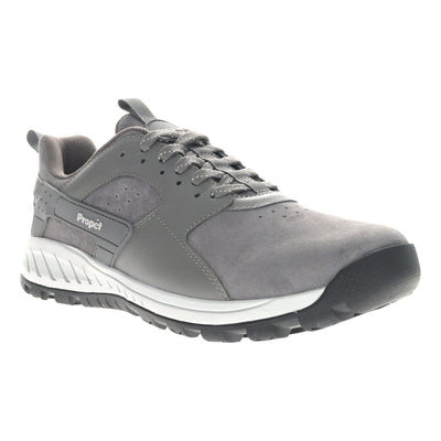 Visp in Grey Suede - side view