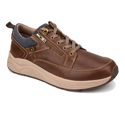 Mogul in Tan Leather - side view
