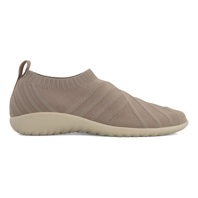 Okahu in Brown Mauve Knit - side view