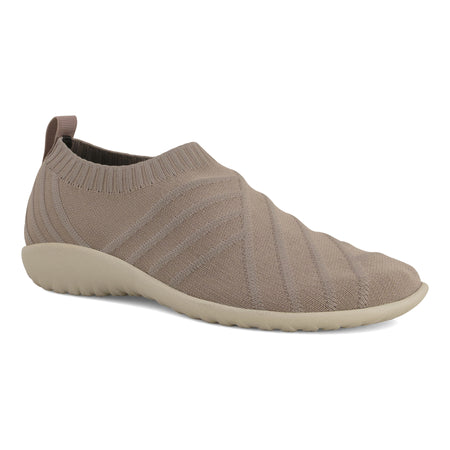 Okahu in Brown Mauve Knit - top view