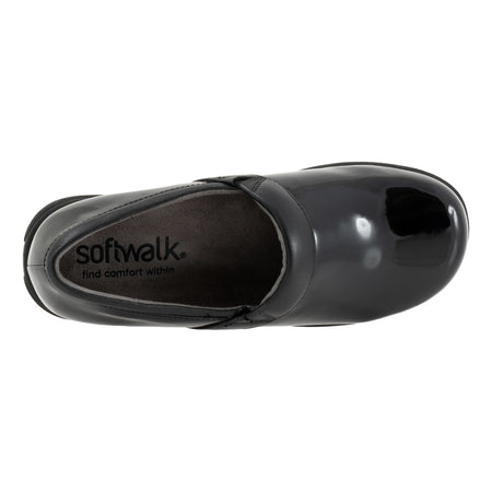Meredith Sport in Black Patent - top view