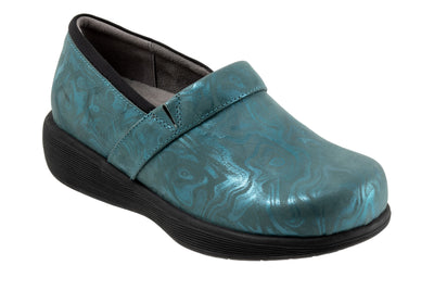 Meredith Sport in Teal Weaves - side view