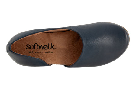 Addie in Navy Nubuck - top view