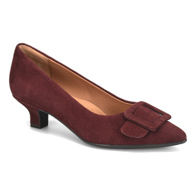 Sadie in Damasco Red - side view