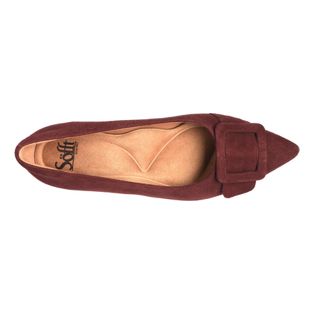 Sadie in Damasco Red - top view
