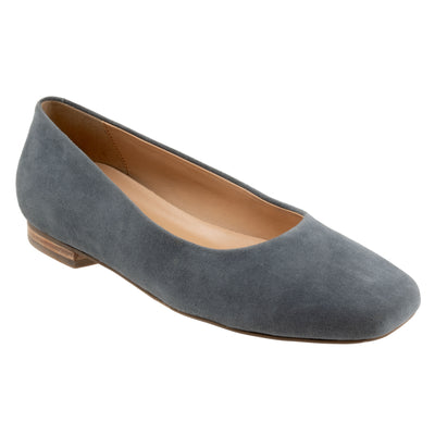 Honor in Smoke Suede - side view