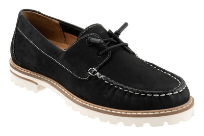 Farah in Black Nubuck - side view