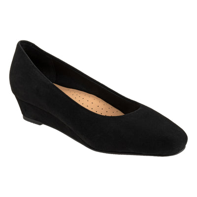 Denisse in Brown Suede - side view