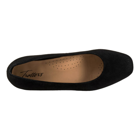 Denisse in Brown Suede - top view