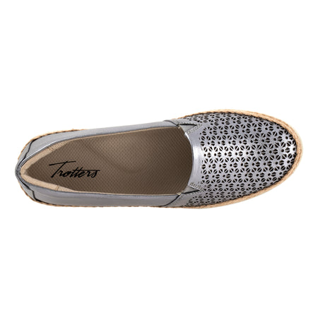 Accent Perf in Pewter - top view
