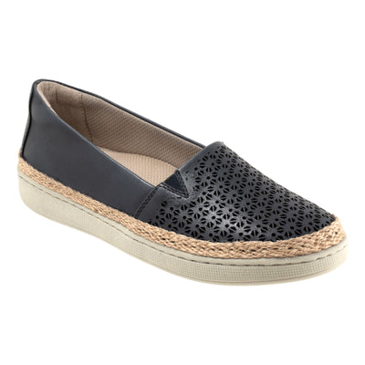 Accent Perf in Navy - side view