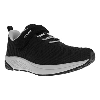 Tour Knit Fx in Black - side view