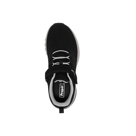 Tour Knit Fx in Black - top view
