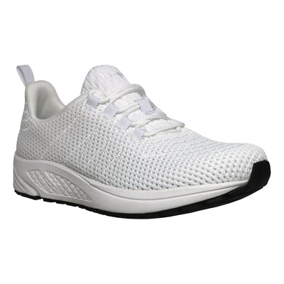 Tour Knit in White - side view