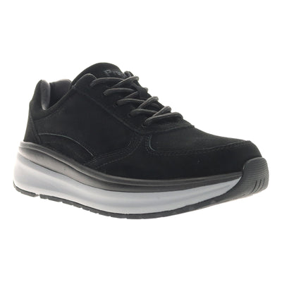 Ultima in Black Suede - side view
