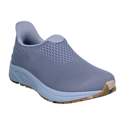 One Velocity Slip On in Denim - side view