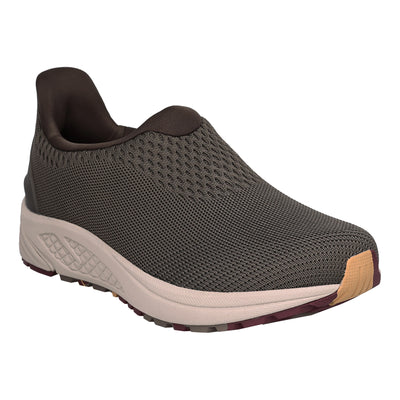 One Velocity Slip On in Morel - side view