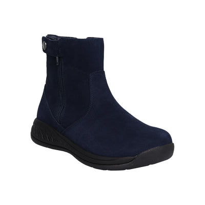 Laney in Navy Suede - side view