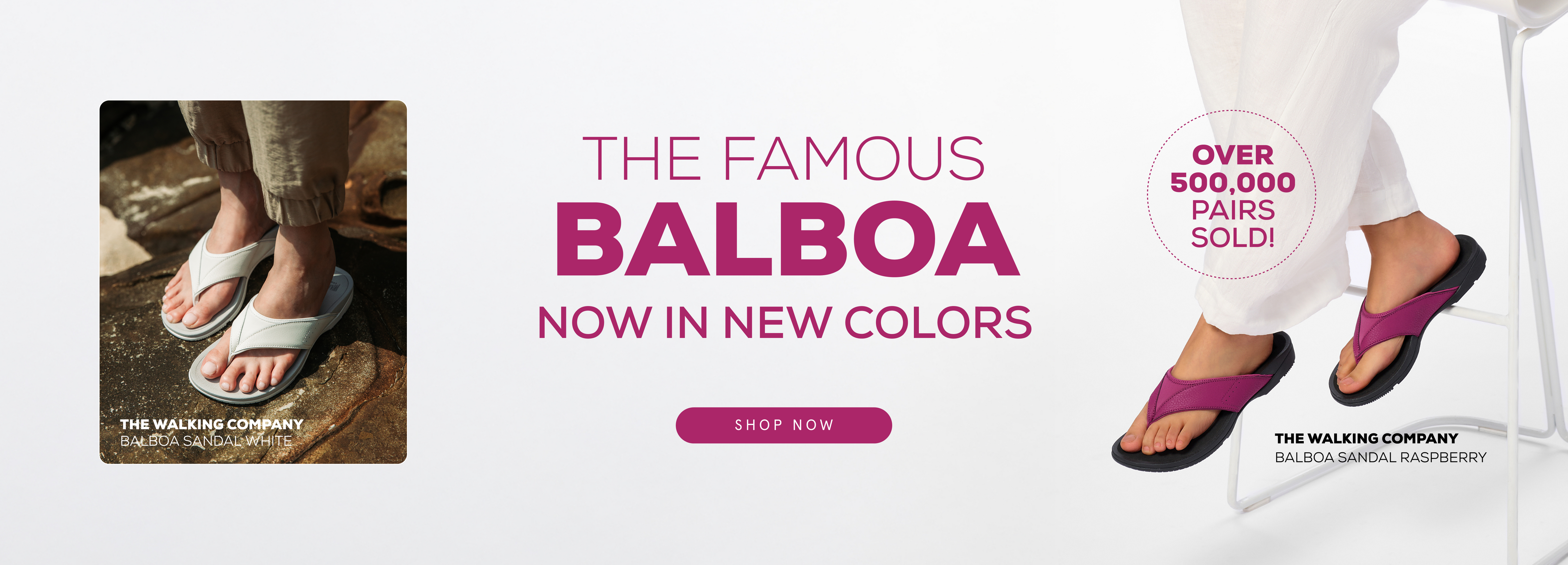 The famous balboa now in new colors