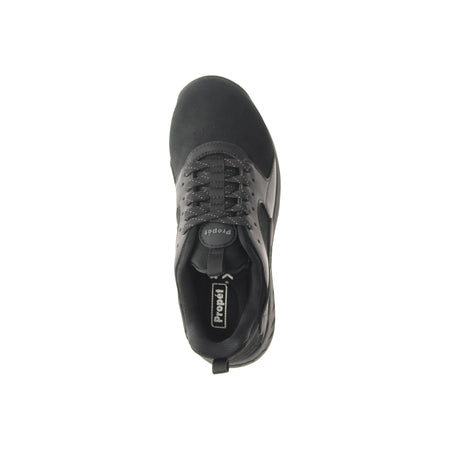 Visper in Black Suede - top view