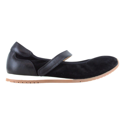 Pure in Black Noir Suede Combo - side view