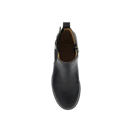 Deedee in Black Wp Burnished - top view