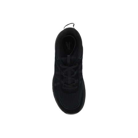 Poppy in Black Black Suede - top view