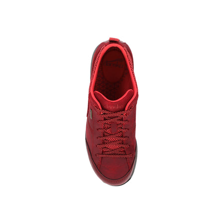 Paisley in Red Waterproof - top view