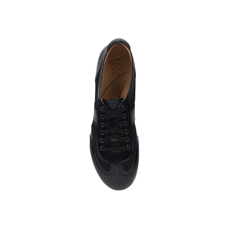 Milana in Black Black Patent - top view