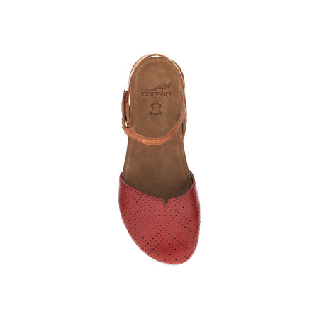Rowan in Red Perf - top view