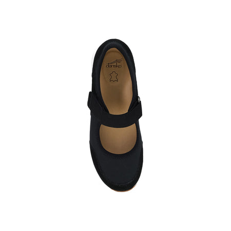 Carolina in Black Suede - top view