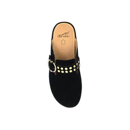 Branson in Black Suede - top view