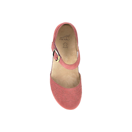 Mae in Ash Rose Emb Suede - top view