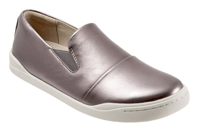 Alexandria in Pewter - side view