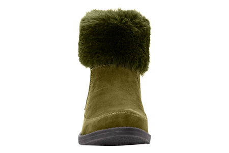 Tabitha in Olive - top view