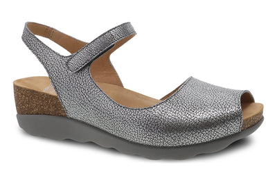 Marcy in Pewter Metallic - side view