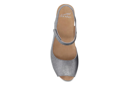Marcy in Pewter Metallic - top view