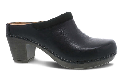 Sammy in Black Milled Burnished - side view
