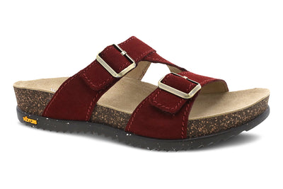 Dayna in Cinnabar Suede - side view