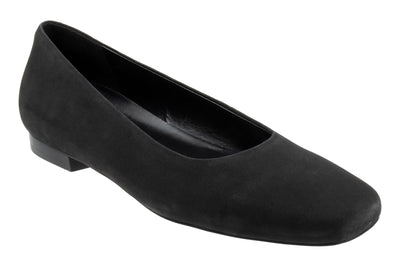 Honor in Black Nubuck - side view