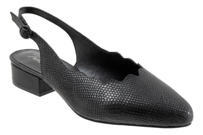 Joselyn in Black Snake Nubuck - side view
