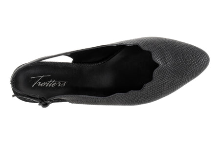 Joselyn in Black Snake Nubuck - top view