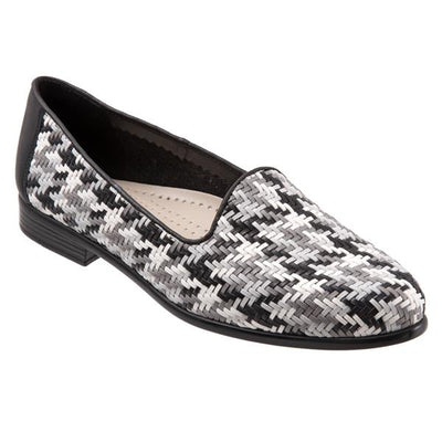 Liz Basket Woven in Black Multi - side view
