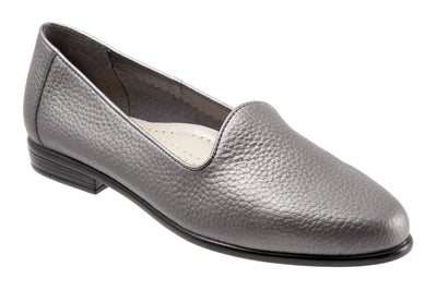 Liz Tumbled in Pewter - side view
