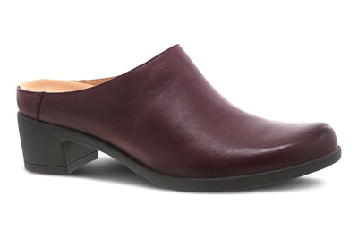 Carrie in Wine Burnished Nubuck - side view