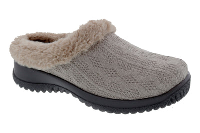 Comfy in Stone Sweater Fabric - side view