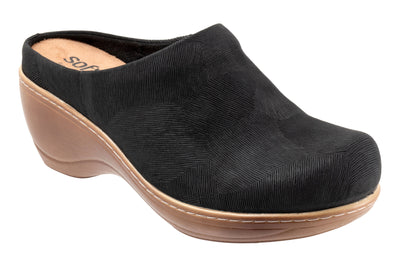 Madison in Black Embossed - side view